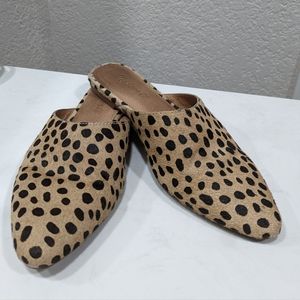 Madewell Cheetah Mules